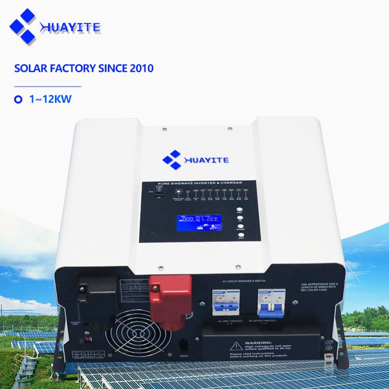 HUAYITE Cross-border Solar Low Frequency Inverter Off-grid Inverter Charger Built-in MPPT PV Storage Integrated Machine