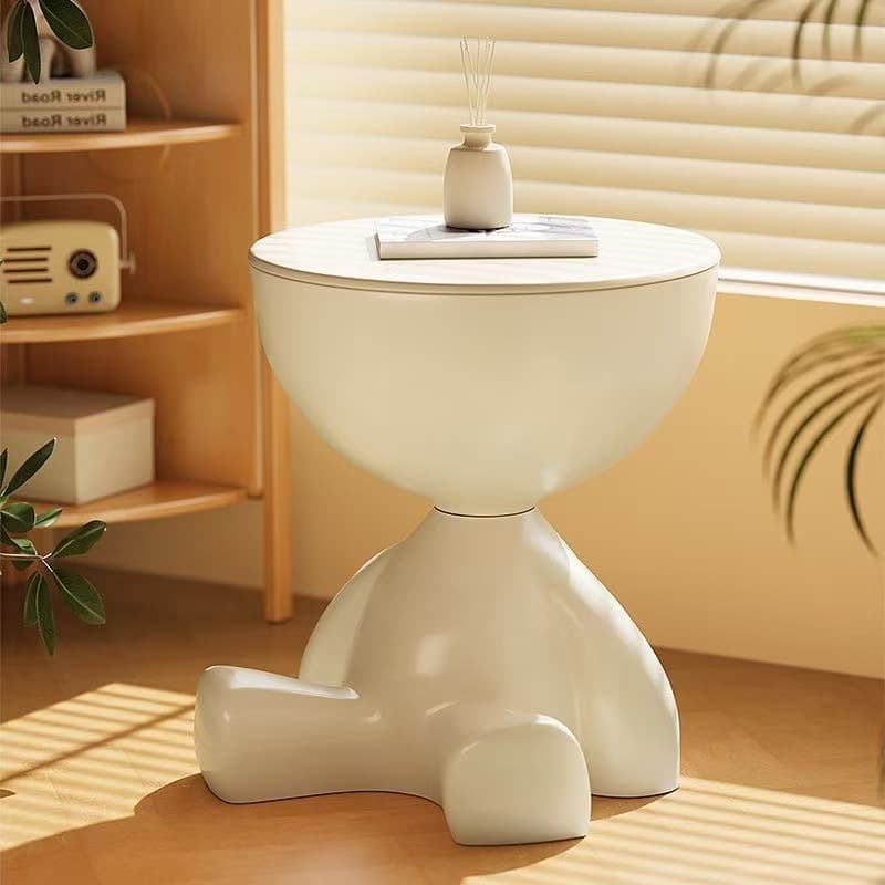 Creative Coffee Table Cream Style Home Living Room Sofa Side Table Bedside Small Table Mobile Small Round Table Corner Table
