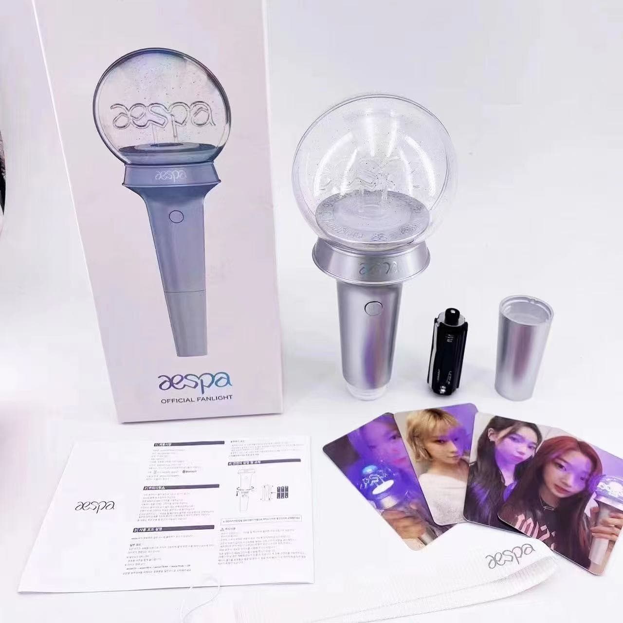aespa Ningyi Zhuo Bluetooth support stick light stick fan concert cheering props the same second generation half hammer