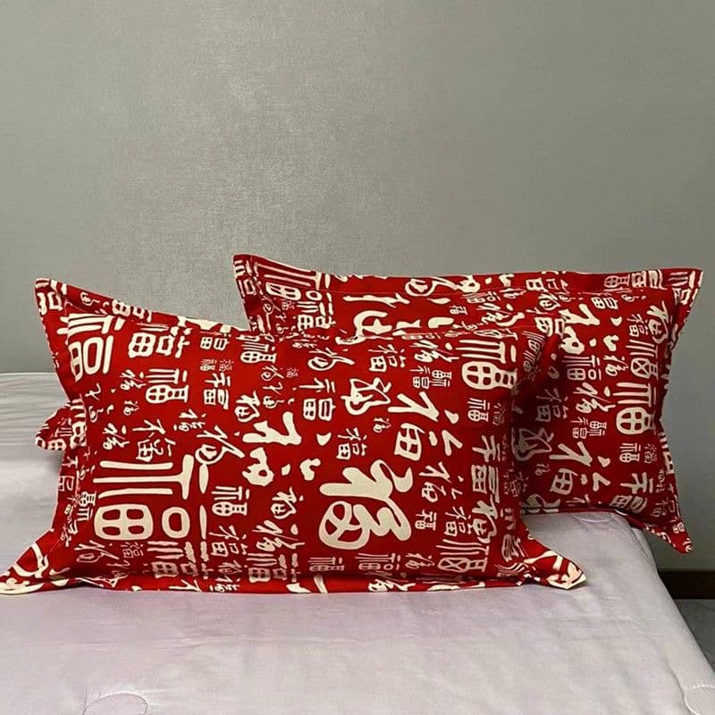 A pair of pillowcases for street stalls wholesale pillow set single simple thickened student dormitory pillow brushed style