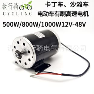 MY1020 Motor 500W 750W 1000W 24V 36V 48V Electric Sand Kart Beach Vehicle High Speed Brushed