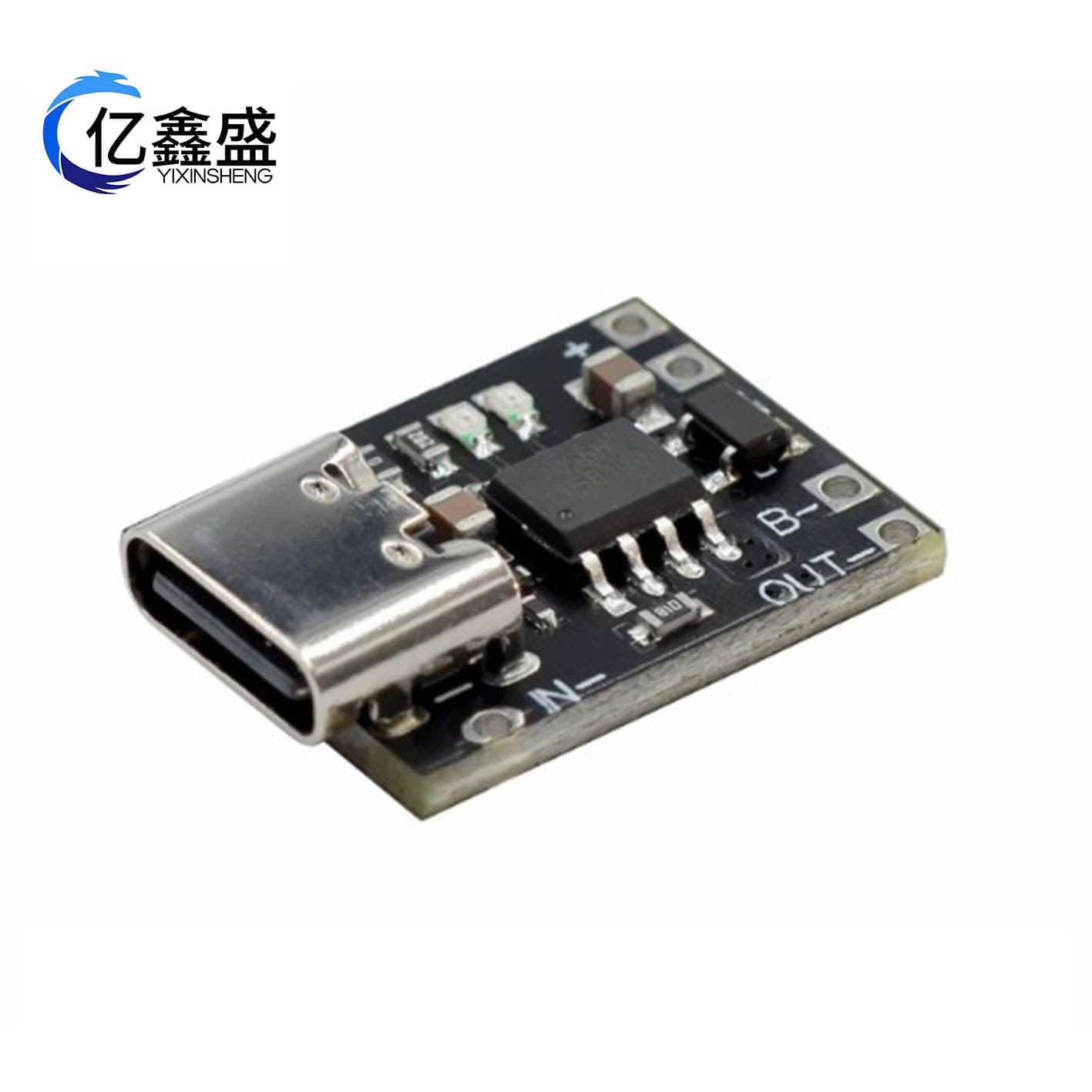 Ultra Small Lithium Battery Charging Board 1A Ternary Lithium Battery 3.7V 4.2V Charger Module Type-C Protection Board