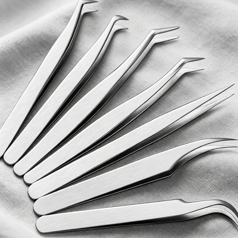 Drop shipping of high-precision eyelash extension tweezers, stainless steel eyelash curlers, gold feather curlers, dolphin curlers, and other beauty tools.