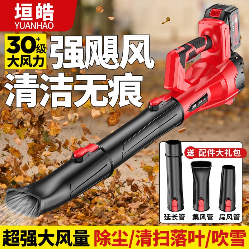 New industrial lithium hair dryer wireless portable dust removal storm blower high power fallen leaf dust removal electric blower