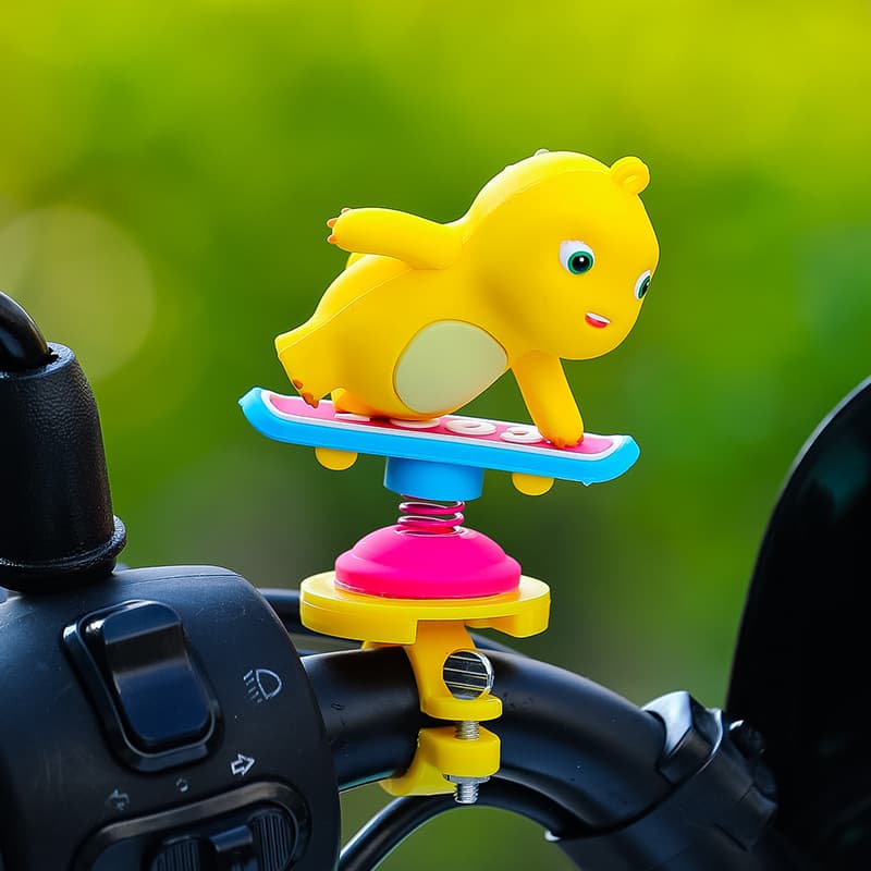Bicycle Accessory Cute Doll Riding Cartoon Ornament Official Nai Long Wobble Car Decoration New