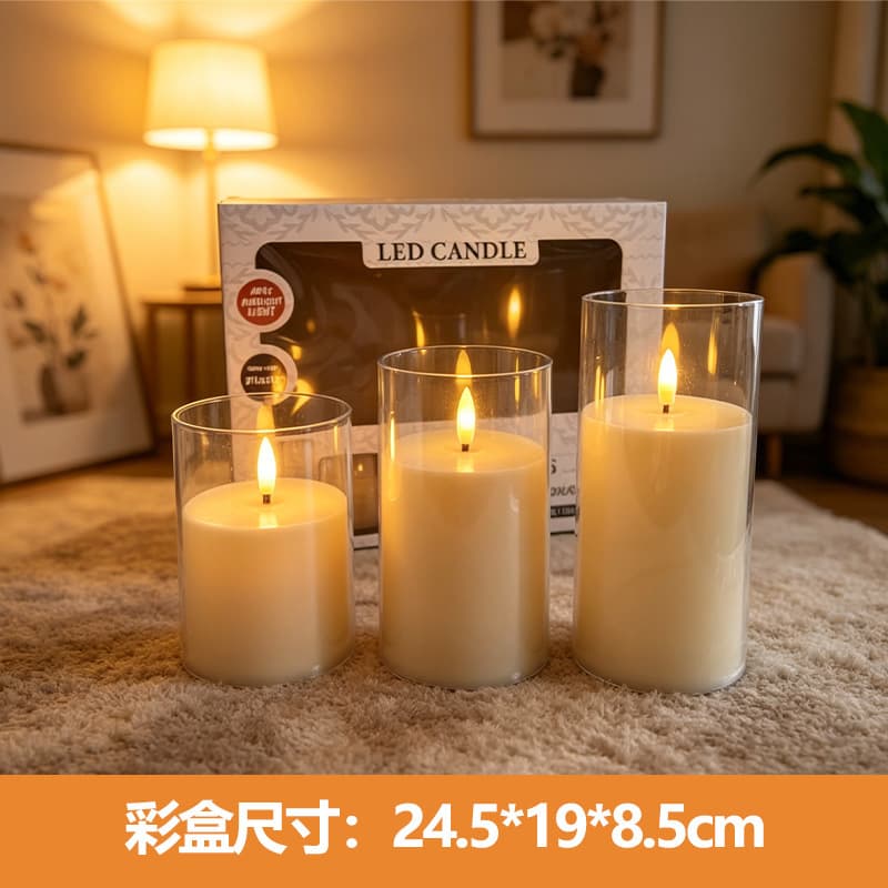 LED Electronic Candle Light, Simulated Faux Candle for Wedding Photography Decoration, Candlelight Atmosphere Light, Outdoor Lighting
