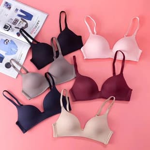 Japanese-Style Lightweight Seamless Wire-Free Bra One-Piece Push-Up Sleep Sports Bra for Teen Girls Anti-Flash Coverage