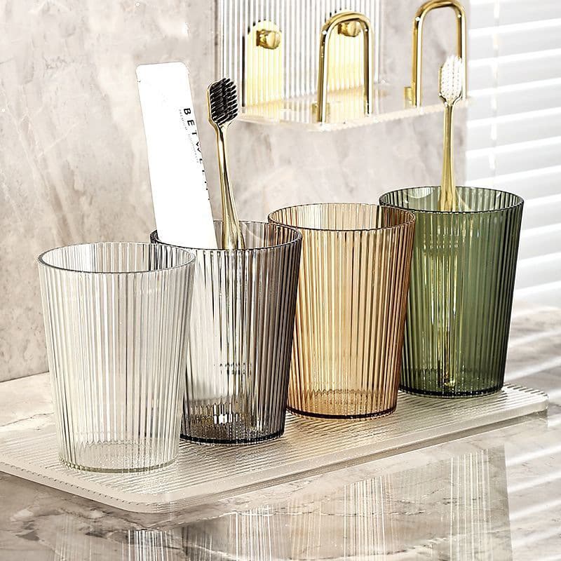 Couple's Light Luxury Mouthwash Cup, High-Aesthetic Wine Glass, Toothbrush Cup, Couple's Toothbrush Storage, Creative Wholesale Hotel Supply