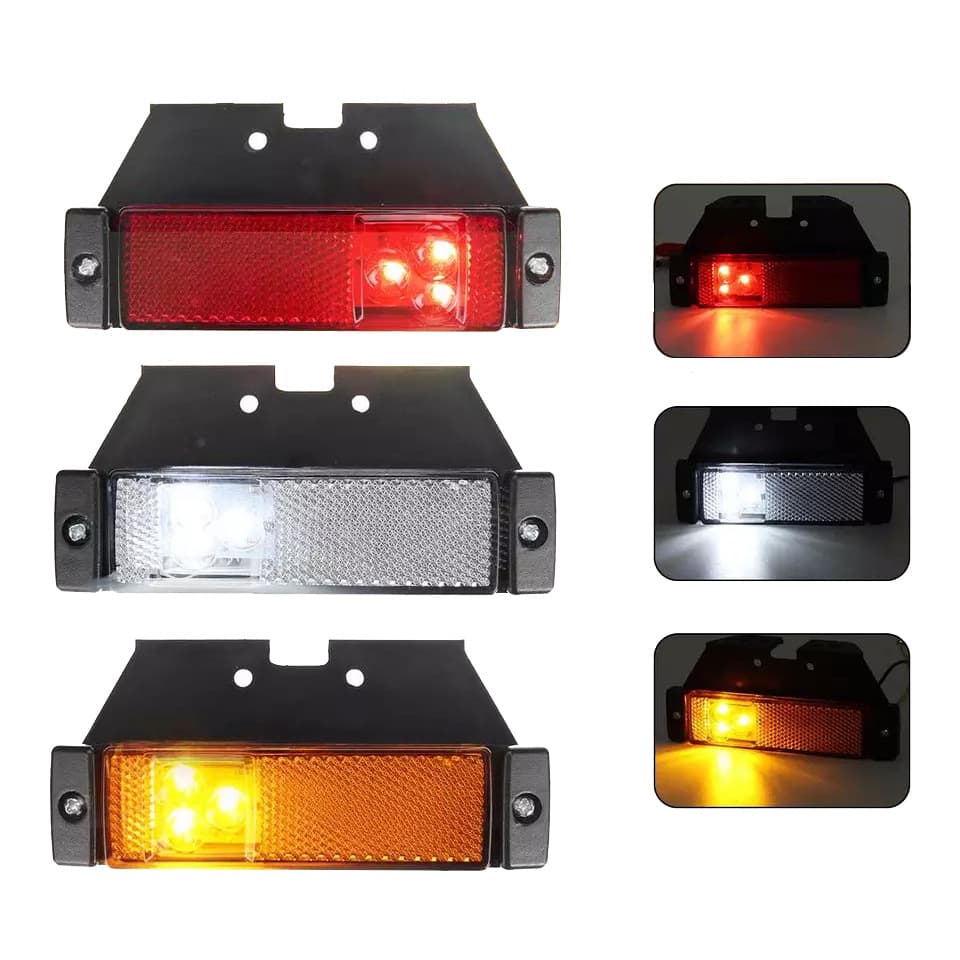 Best-selling 10-30V Ouka side marker light for trailers, clearance light, signal light with reflector and bracket