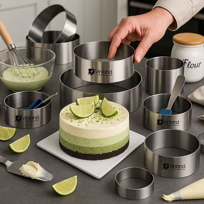 UK Mousse Cake Mold 304 Stainless Steel Round 4 6 10 Inch 5 Tall 8 Tiramisu Baking