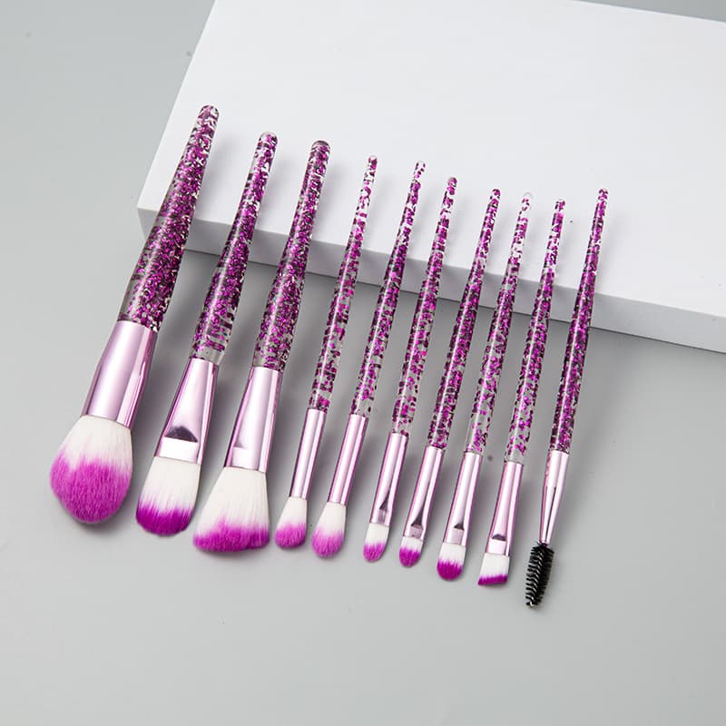 Makeup Brush Set Student Affordable Powder Handle Beauty Tools 10-Piece Brush Set Makeup Applicators