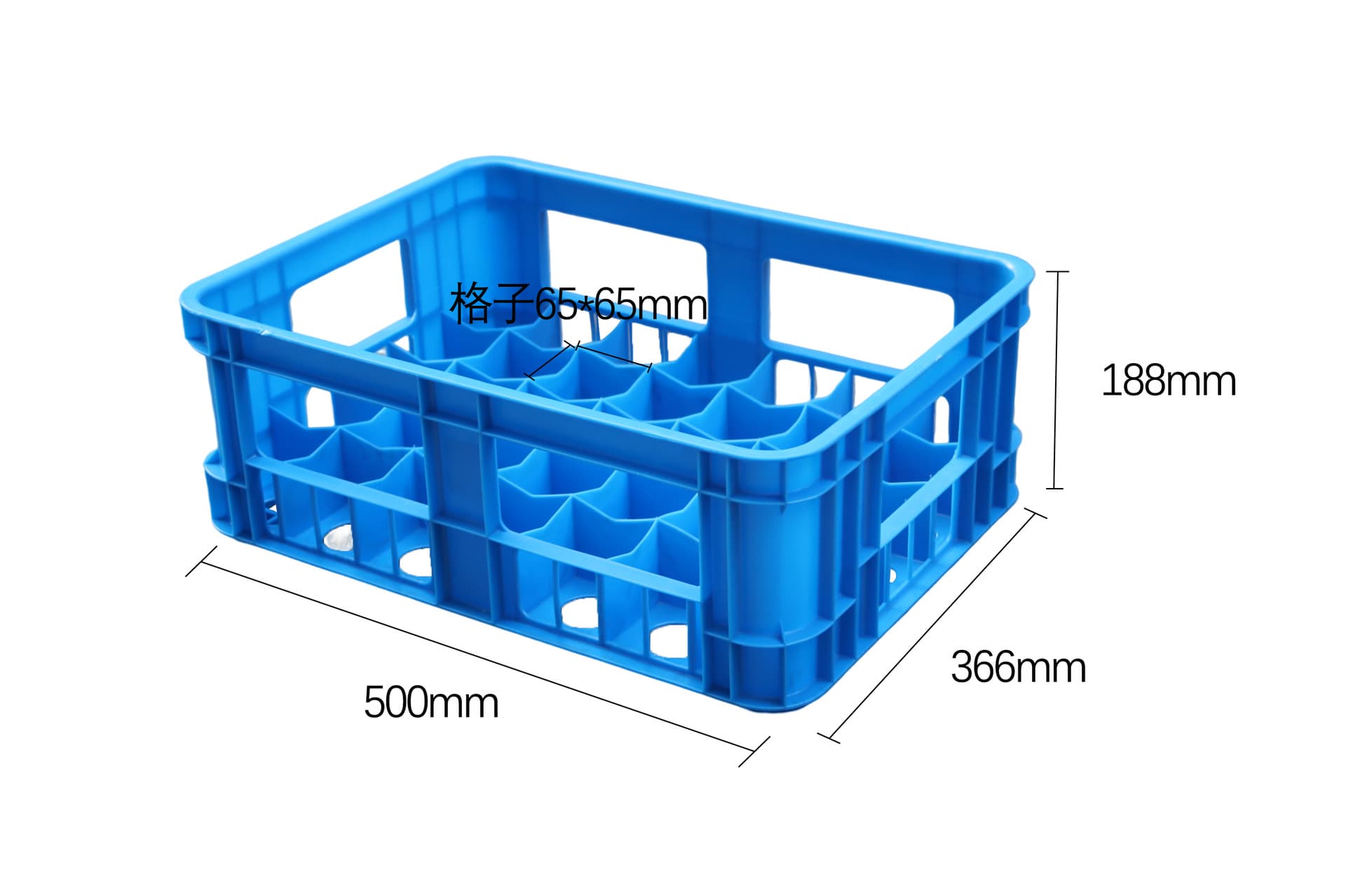 Plastic Basket for Beverages, Juice, Handheld Glass Bottle KTV Beer Soda Transport Cup Grid Basket Beer Crate