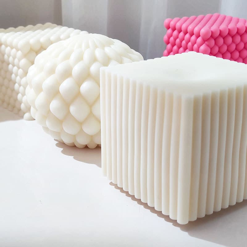 Large Size Candle Silicone Mold Container Square Drop Ball Aromatherapy Candle Home Decoration Desktop Decoration