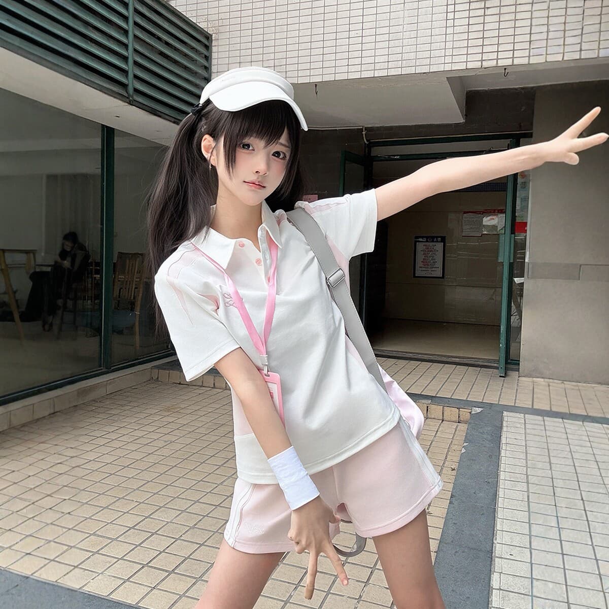 Original Genuine JK Uniform Casual Gymnastics Outfit School Supply Women's New Embroidery Sports Short Sleeve Top Volleyball Uniform Shorts