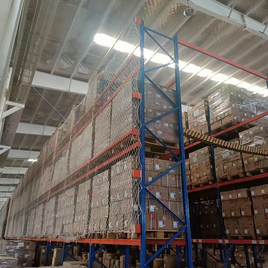 Fall Arrest Net, Warehouse Shelf Stack Protection Net, Workshop Factory Supermarket Display Rack Stacking Safety Nylon Rope Net