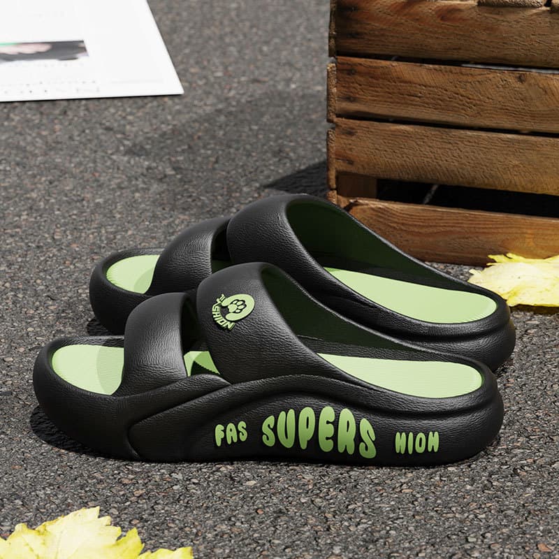 2025 new high-end sandals for men, summer outer wear, fashionable non-slip waterproof sandals, indoor home slippers for men