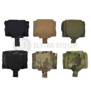 Folding Mesh Grid Danxia Tactical Recovery Bag, Laser-Cut Mag Pouch, Collapsible Storage, Outdoor Camo, Cross-Border