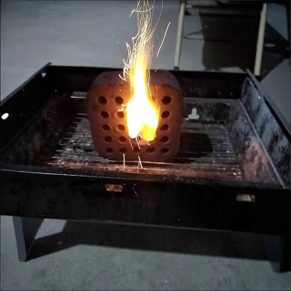Quick-burning carbon camping carbon flammable smokeless carbon charcoal for home barbecues burn-resistant bamboo charcoal bbq outdoor camping fire starter