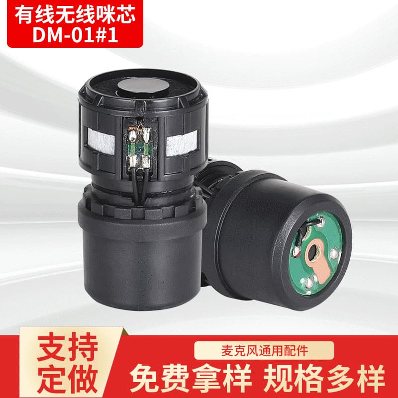 DM-01#1 Dynamic Microphone Capsule for KTV Microphones, Microphone Head, Transducer