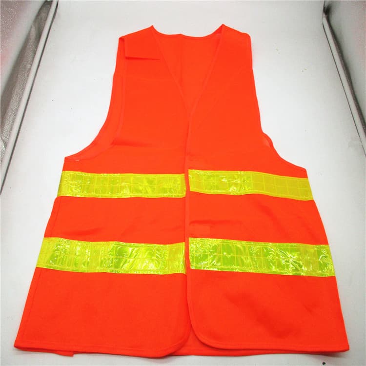 Reflective Vest Reflective Jacket Mesh Reflective Vest Strap Sanitation Cold-Proof Cotton Workwear