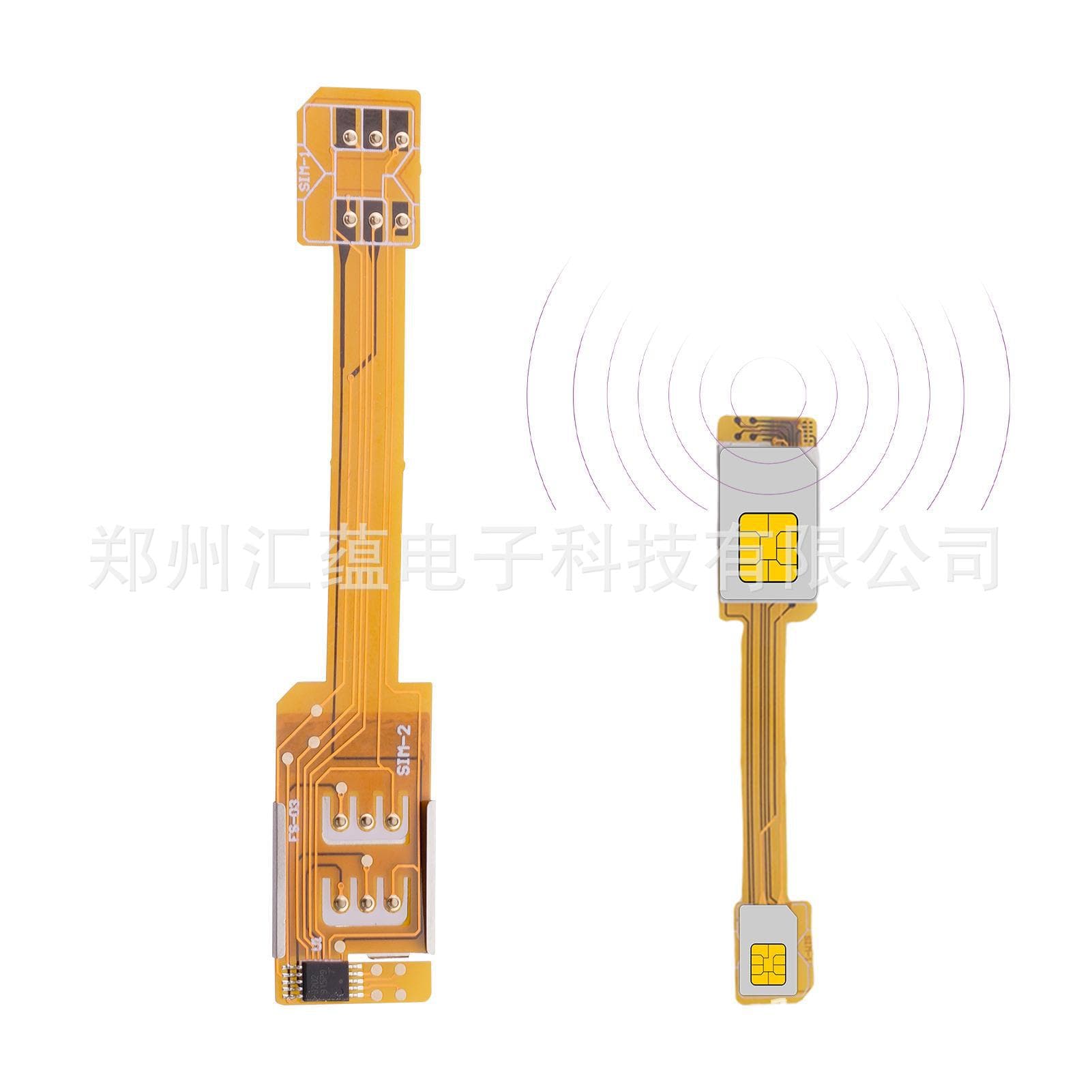 Dual SIM Card Adapter for All Phones, Enabling Dual SIM Dual Standby Functionality