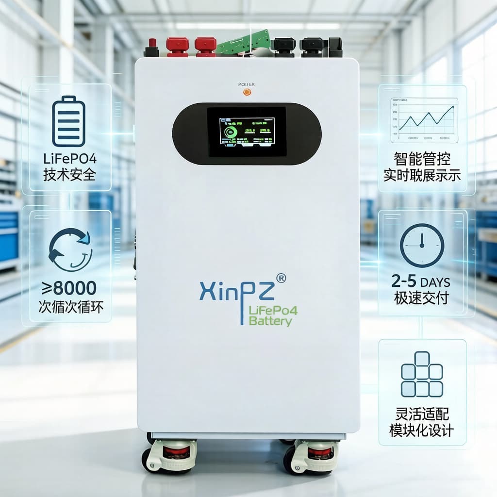 LiFePO4 Battery Pack 30KW Home Energy Storage Solar Battery Pack 51.2V 600Ah