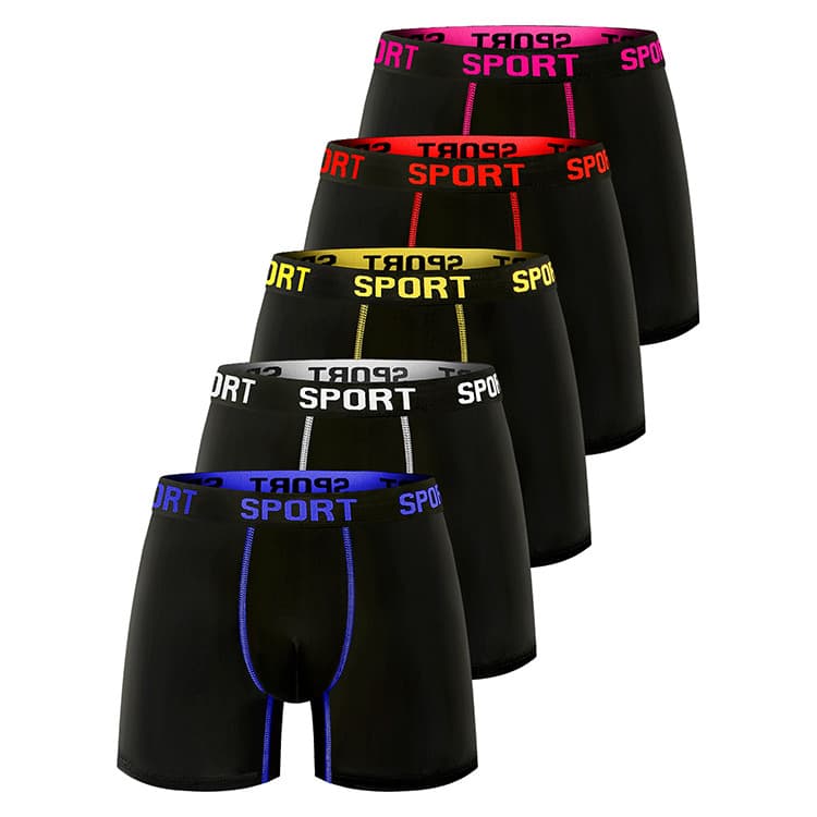 Cross-Border Foreign Trade Platform Exclusive Men's Underwear, European and American Large Size Extended Boxer Briefs, Best Seller