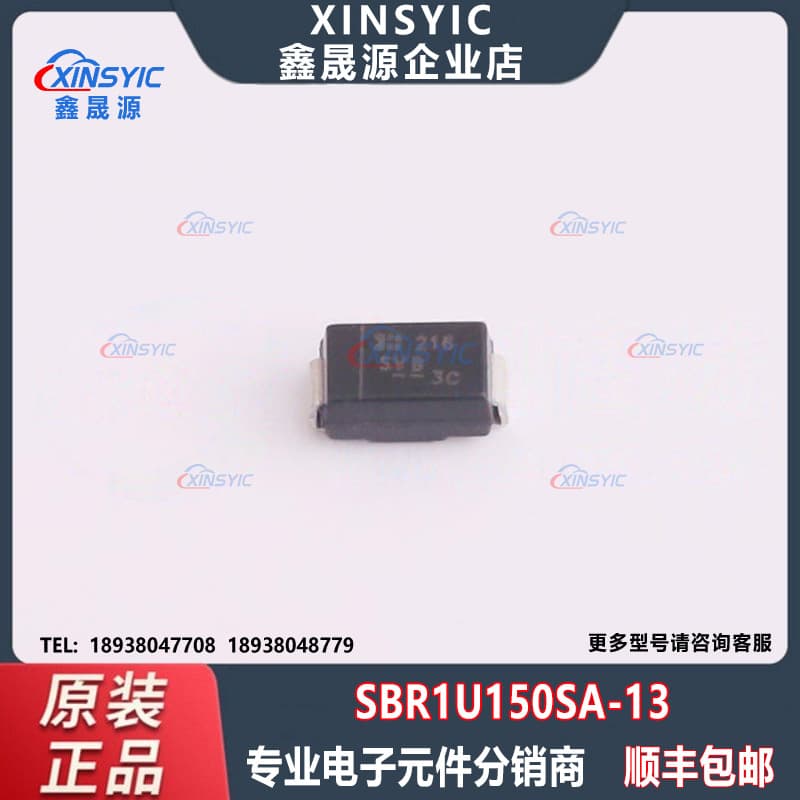Genuine SBR1U150SA-13 SMA Package Super Barrier Rectifier (SBR) Electronic Component Matching List