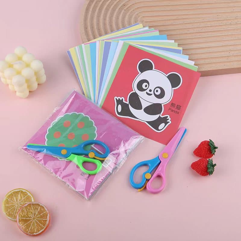 Kids Handmade Paper Cutting for Kindergarten, Ages 3-6, Beginner Fun DIY Craft Supplies, Factory Wholesale