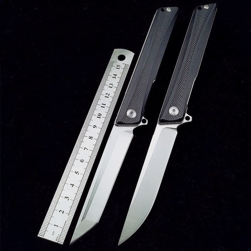 Folding Knife Outdoor Tool Survival Knife Factory Stock Wholesale D2 Steel Small Knife Bearing EDC Folding Knife New Model