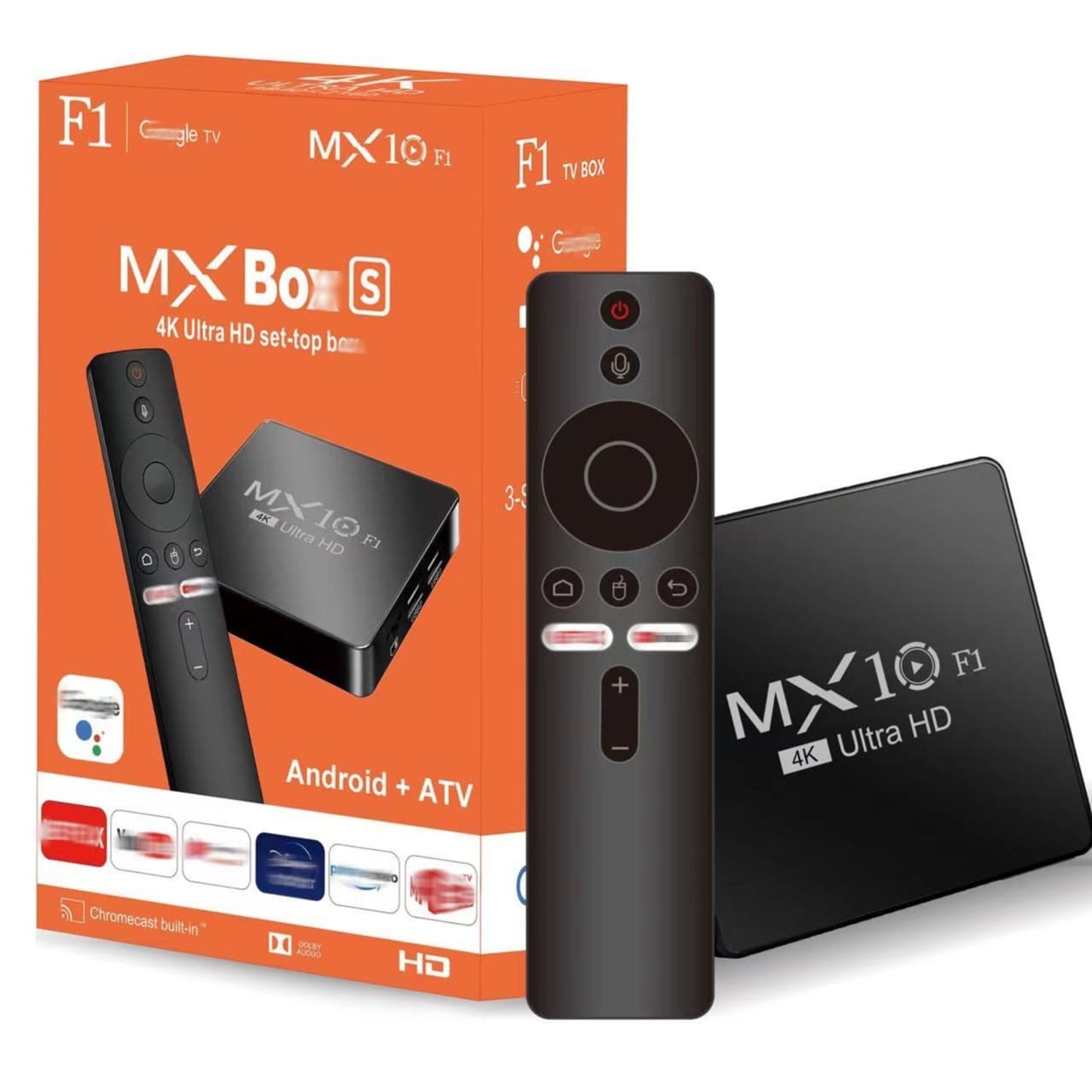 Mx10 F1 Foreign Trade Set-Top Box H313 Home TV Set-Top Box Internet TV Box TV Box Voice Remote Control