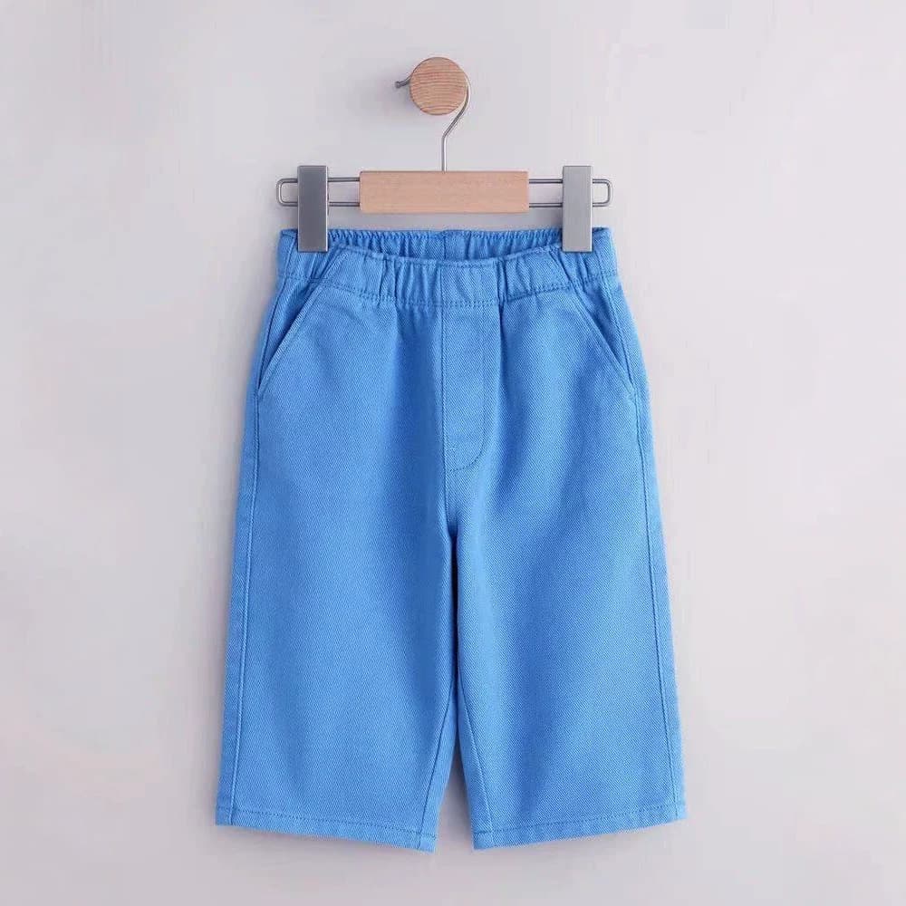 Children's Cotton Terry Straight Leg Long Pants, European and American Style Boy and Girl Wide Leg Pants, Autumn Korean Style Sweatpants for Toddlers and Kids