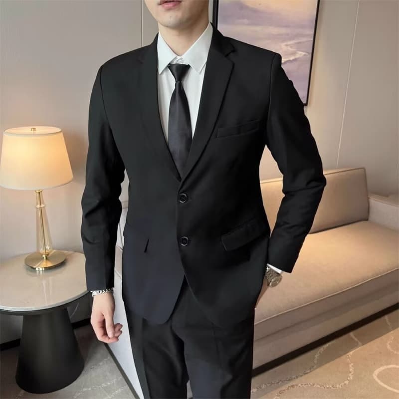 Versatile unbranded new Japanese-style suit jacket for men, Korean slim-fit business suit jacket, fashionable blazer