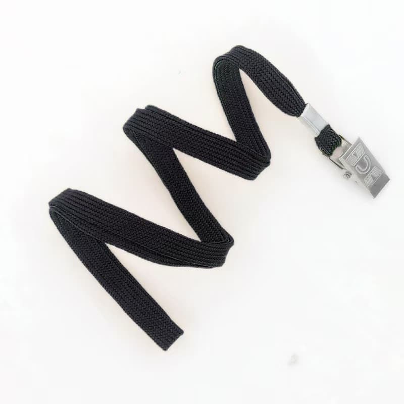 Cross-Border Best-Seller Polyester Lanyard with Safety Buckle and Plastic Swivel Hook for Logo Printing