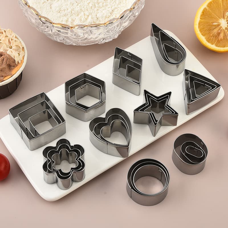 Cross-Border Tin Box Set Baking Mold Cookie Cutter