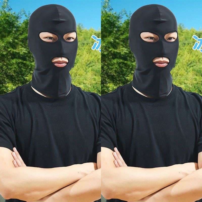 Outdoor Fishing Facekini Summer Welding Mask Hood Windproof Icy Silk Full Face Cover Sun UV Protection