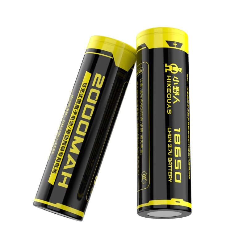 Xiaoyeren Flashlight Battery Accessory 18650 Lithium Battery 3.7V Rechargeable