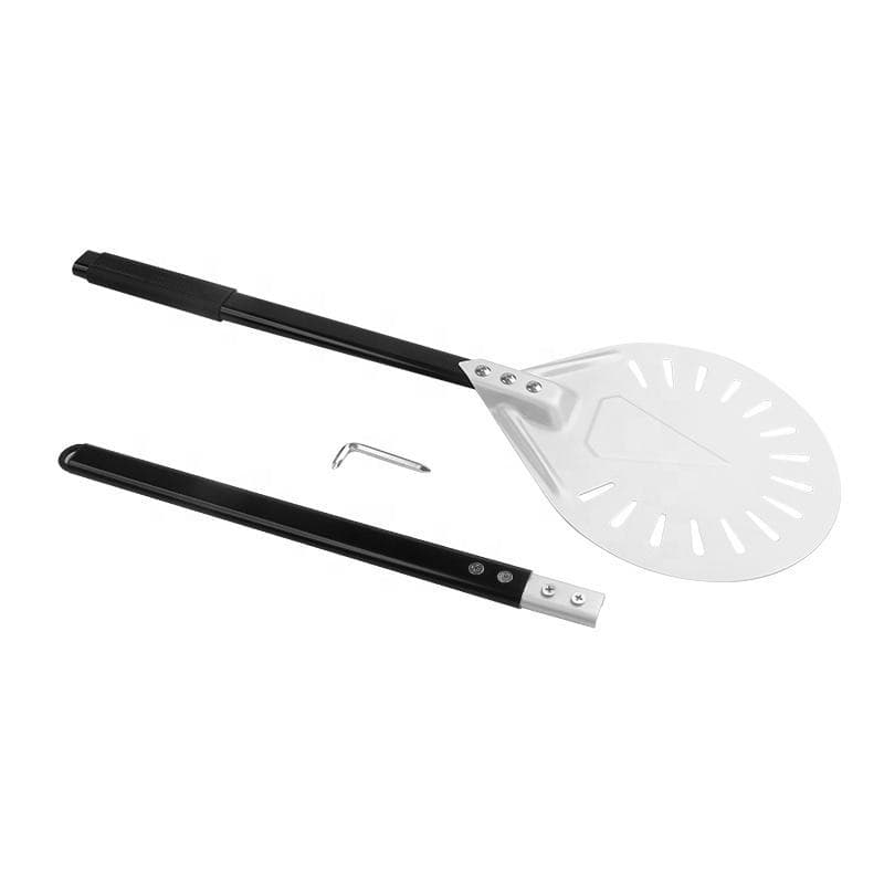 Thickened Extended 7/8/9 Inch Pizza Peel Flip Transfer Spatula Cross-border Perforated Anodized Pizza Spatula