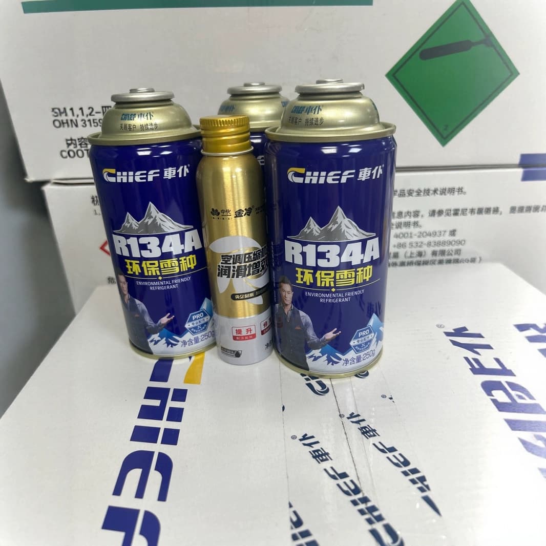 Chepu Refrigerant Car Air Conditioning R134a Chepu Refrigerant 250g Refrigerant Coolant Freon Leak Sealer