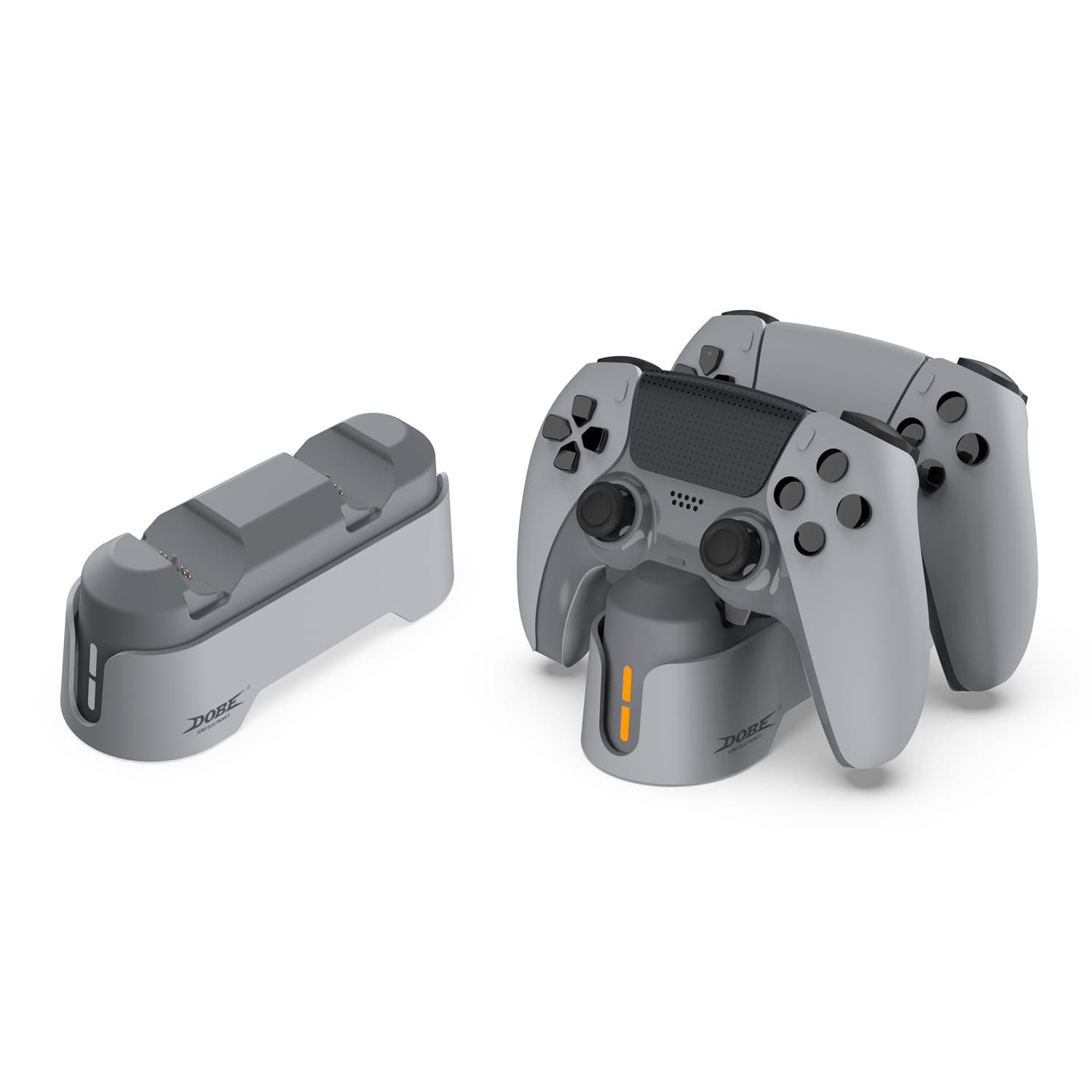 30th Anniversary Edition PS5 Game Controller Dual Charging Station with Contact Charger and LED Indicator