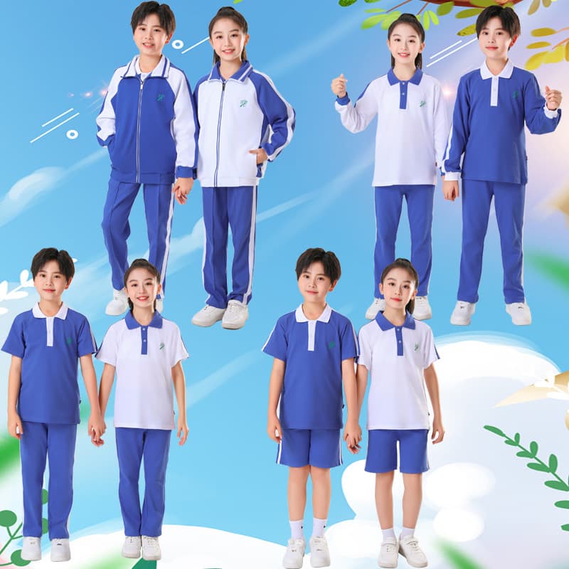 Shenzhen School Uniform Autumn Set for Primary Students Boys Girls Sports Suit Wholesale Factory Price Jacket