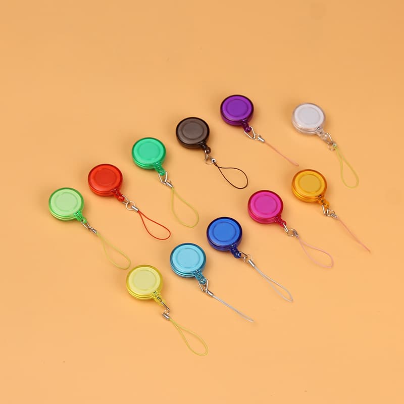 Wholesale Square Transparent Clip Colorful Pull-Tab, Pull-Tab Badge Card, Work Badge Cord Puller Sewing