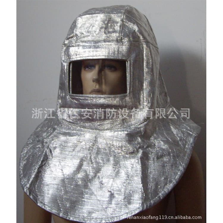 1000 degree thermal insulation hood firefighter protective mask fire hood firefighter thermal insulation hood fire helmet