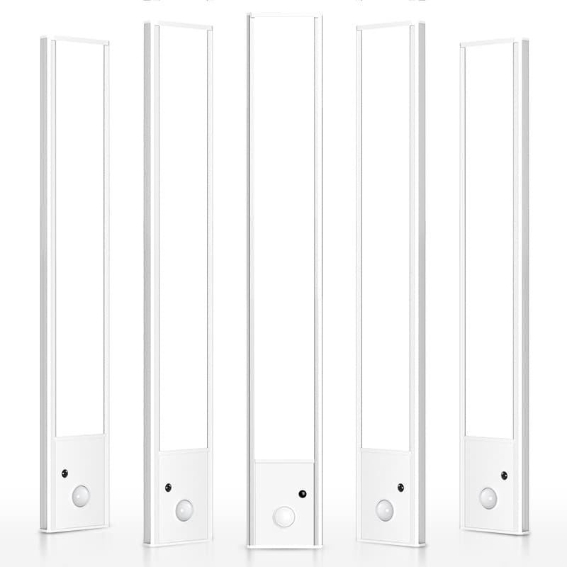 Smart Sensor Rechargeable Night Light, Induction Cabinet Light Auto-on, No-drill USB Under-cabinet Illumination