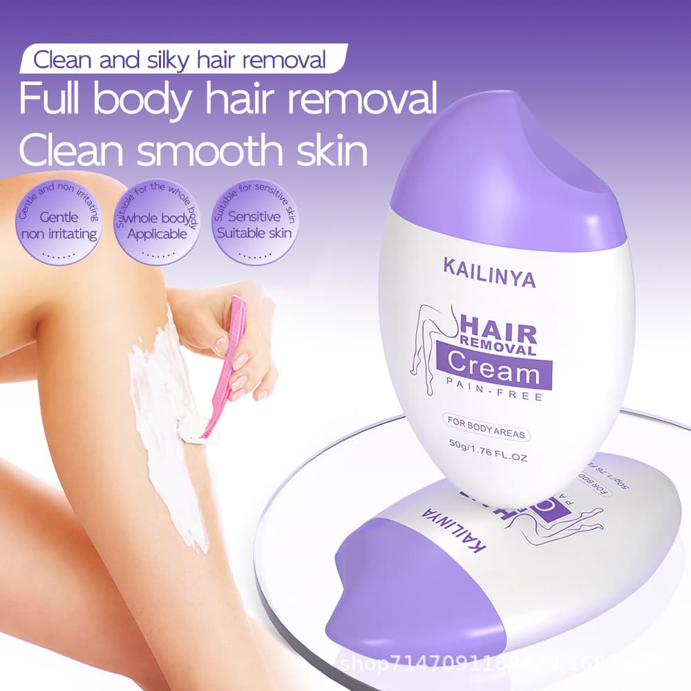 Cross-border trade unisex full body hair removal cream, fast hair removal without leaving black spots, gentle moisturizing and painless hair removal cream