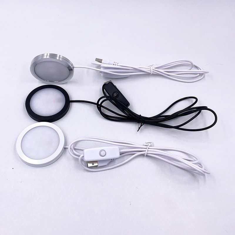 Factory Direct USB 5V Surface-Mounted Small Downlight, Cabinet Light, LED Display Light, Wine Cabinet Light, Spotlight