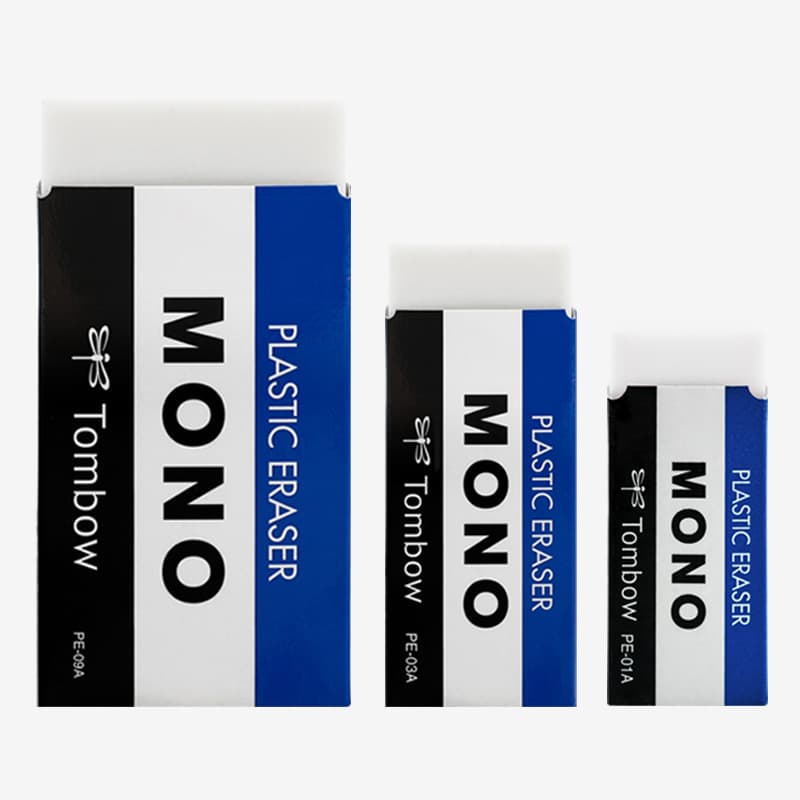 Tombow MONO Series Japan PE-01A/03A/09A White Block Eraser Office Supplies Cultural Education Use Common Eraser