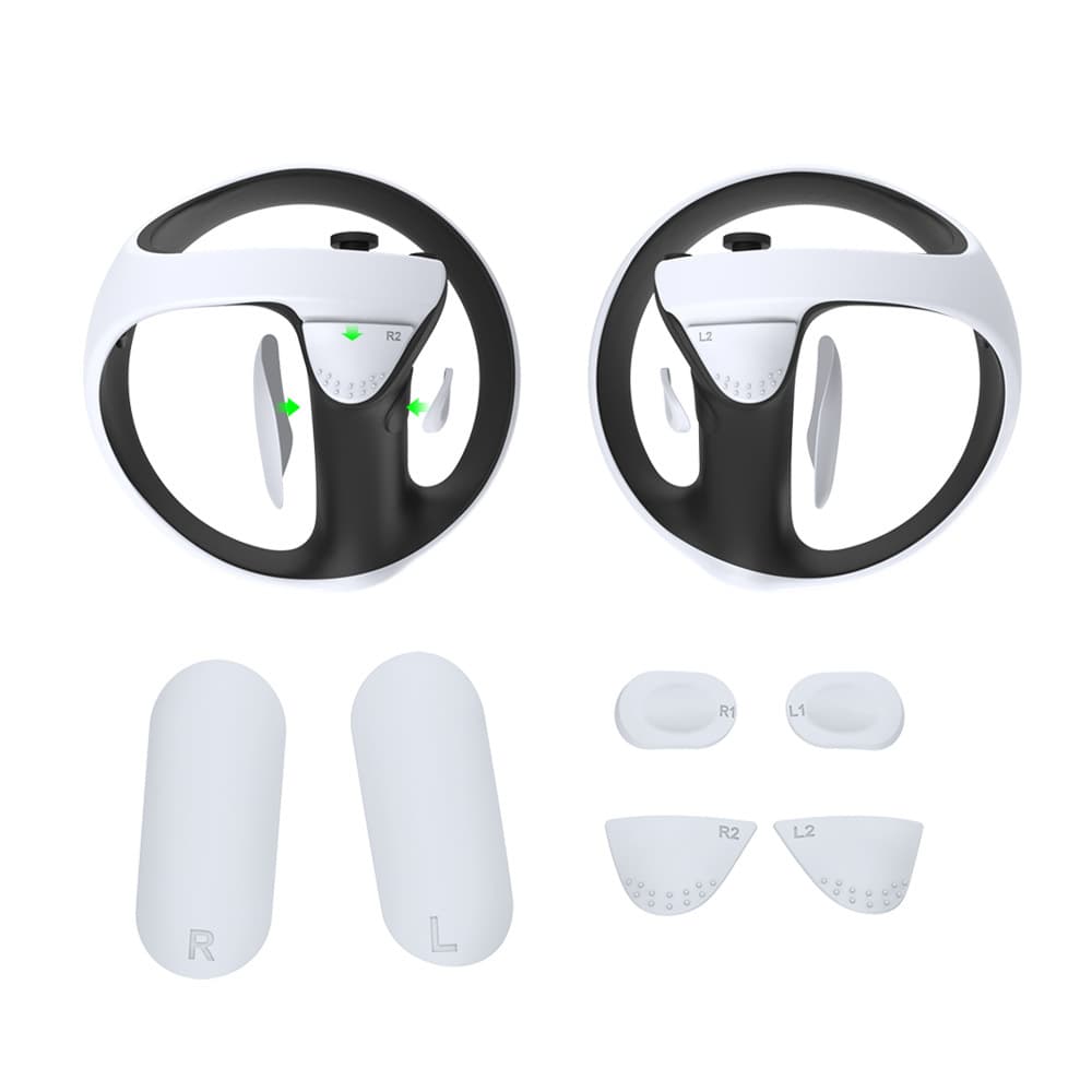 Anti-Slip Silicone Pad for PS5 VR2 Game Controller, PS VR2 Grip/Button Protection Pad