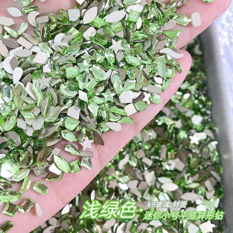 Flat Irregular Nail Art Diamond Mix K9 Diamond Bulk Flash Colorful Mixed Style Nail Art Decorations Irregular Diamonds