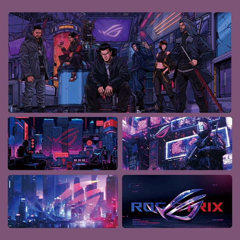 ROG Mouse Pad Extra Large Thick Stitched Edge Office Desk Pad Gaming Keyboard Pad Premium Mouse Mat